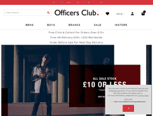 Tablet Screenshot of officersclub.com